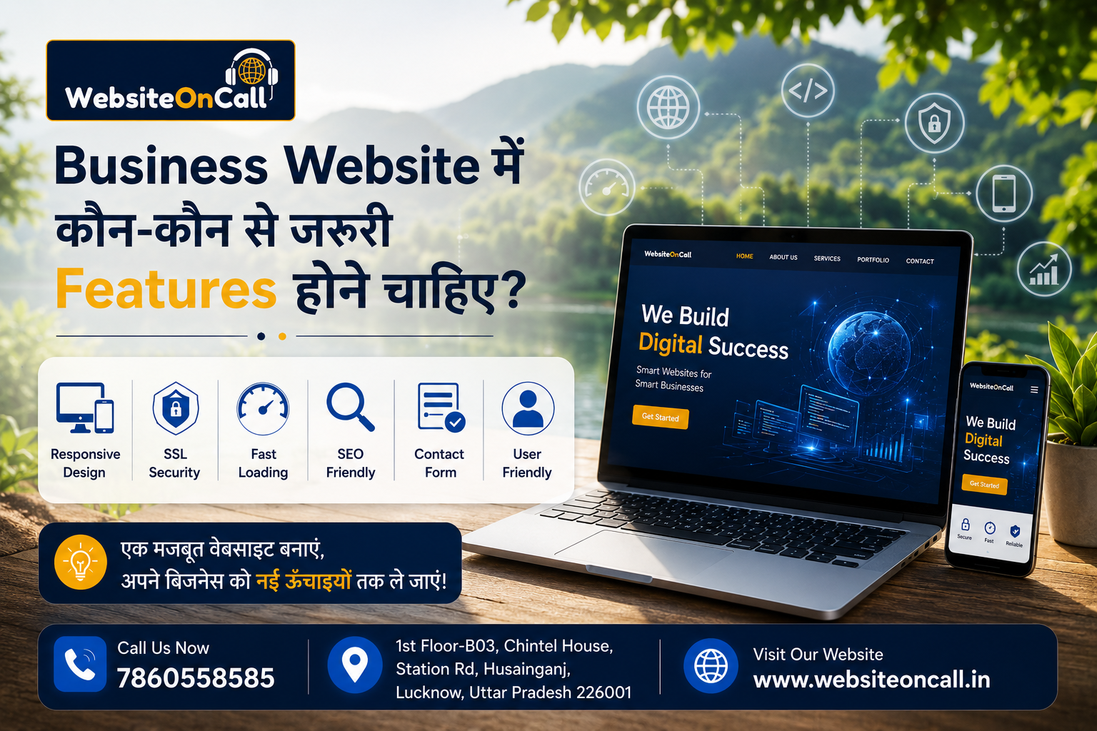 Business Website में कौन-कौन से जरूरी Features होने चाहिए?