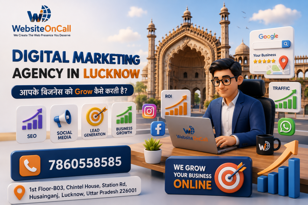 Digital Marketing Agency in Lucknow आपके बिजनेस को Grow कैसे करती है?