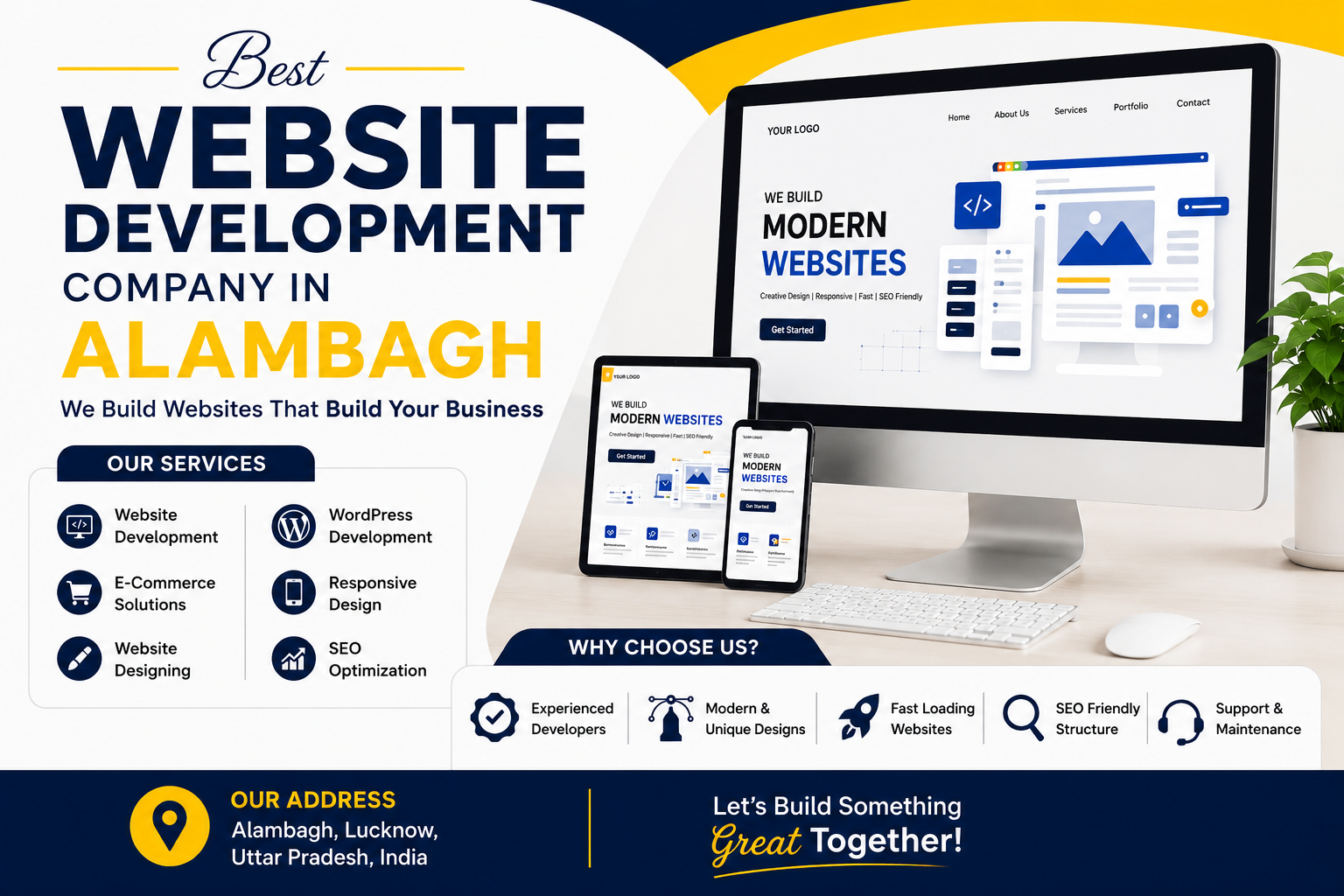 Best Website Development Company in Alambagh – Professional Websites That Drive Business Growth
