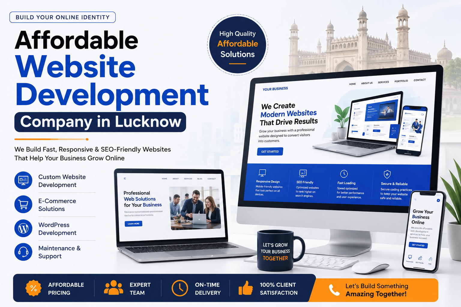 Affordable Website Development Company in Lucknow – Build a Professional Website Within Your Budget